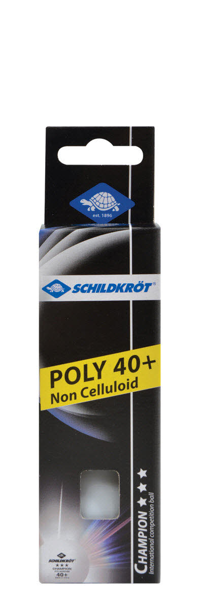 DONIC-SCHILDKRÖT Champion Poly 40+ 3*