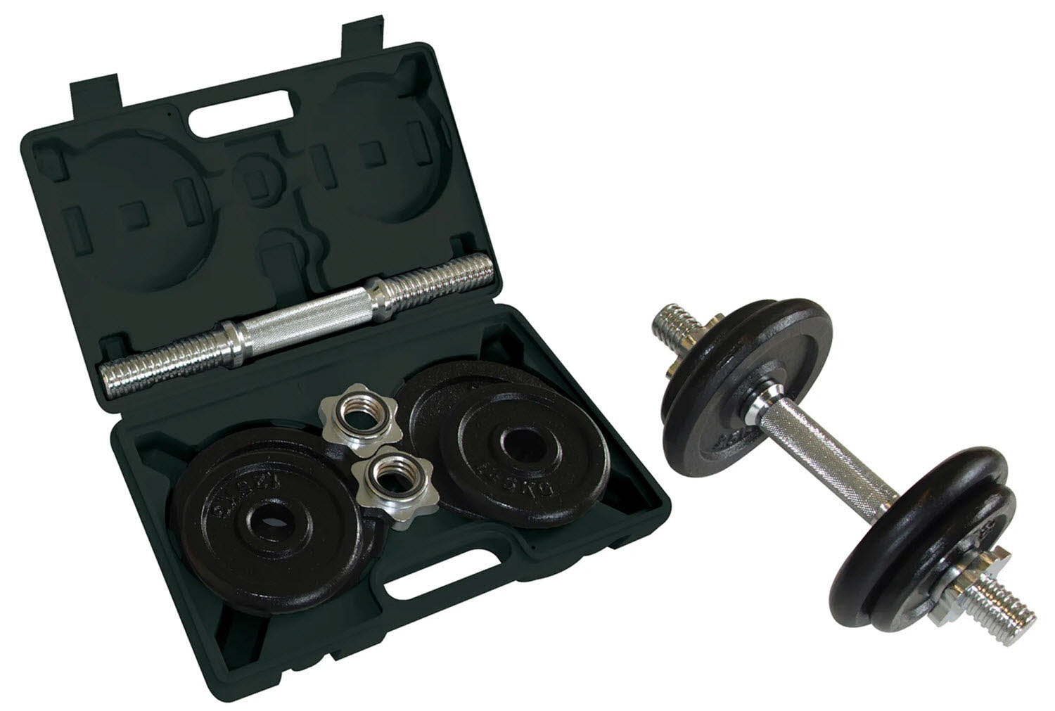 DONIC-SCHILDKRÖT Kurzhantel-Set 10 kg