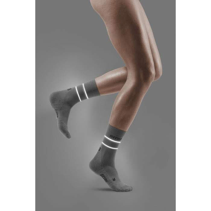 CEP Reflective Mid Cut Socks Damen