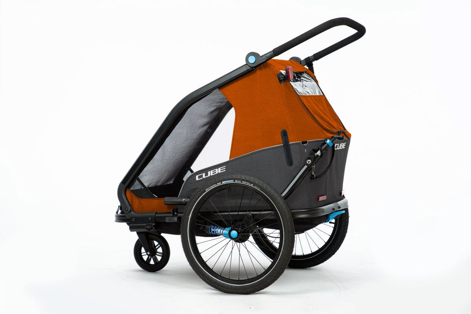 CUBE Kinder Fahrradanhänger Double CMPT X Act