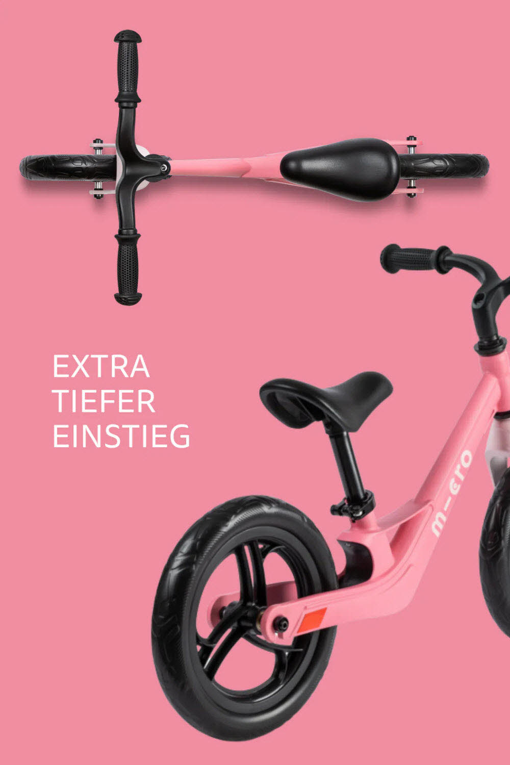 MICRO balance bike lite flamingo pink 2,6 kg pink F/S2024