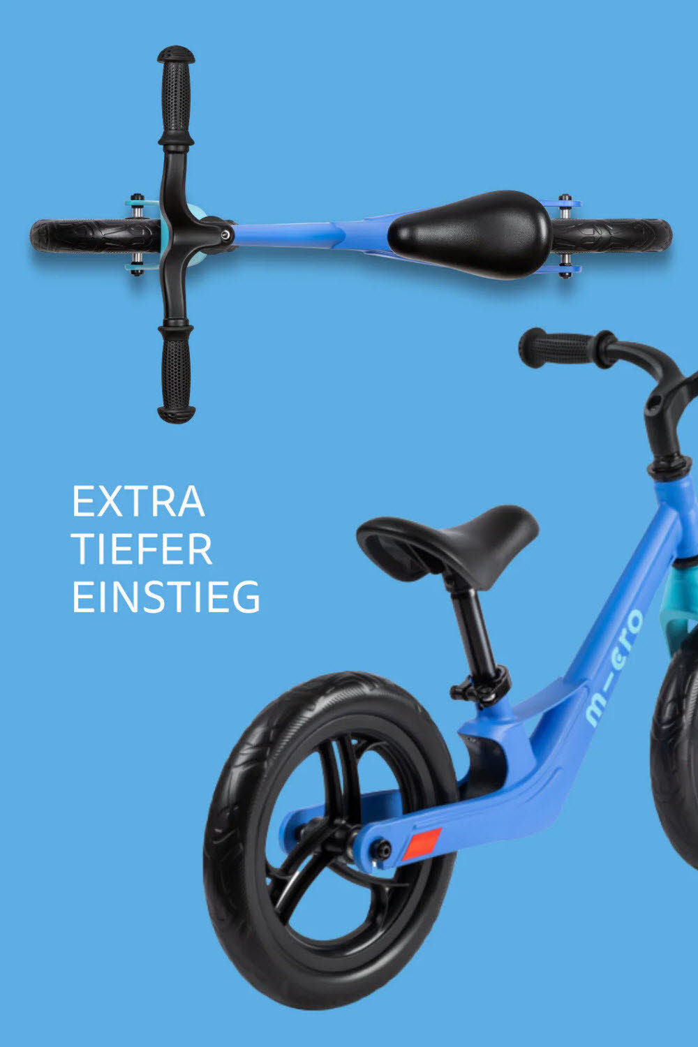 MICRO balance bike lite chameleon blue 2,6 kg blau F/S2024