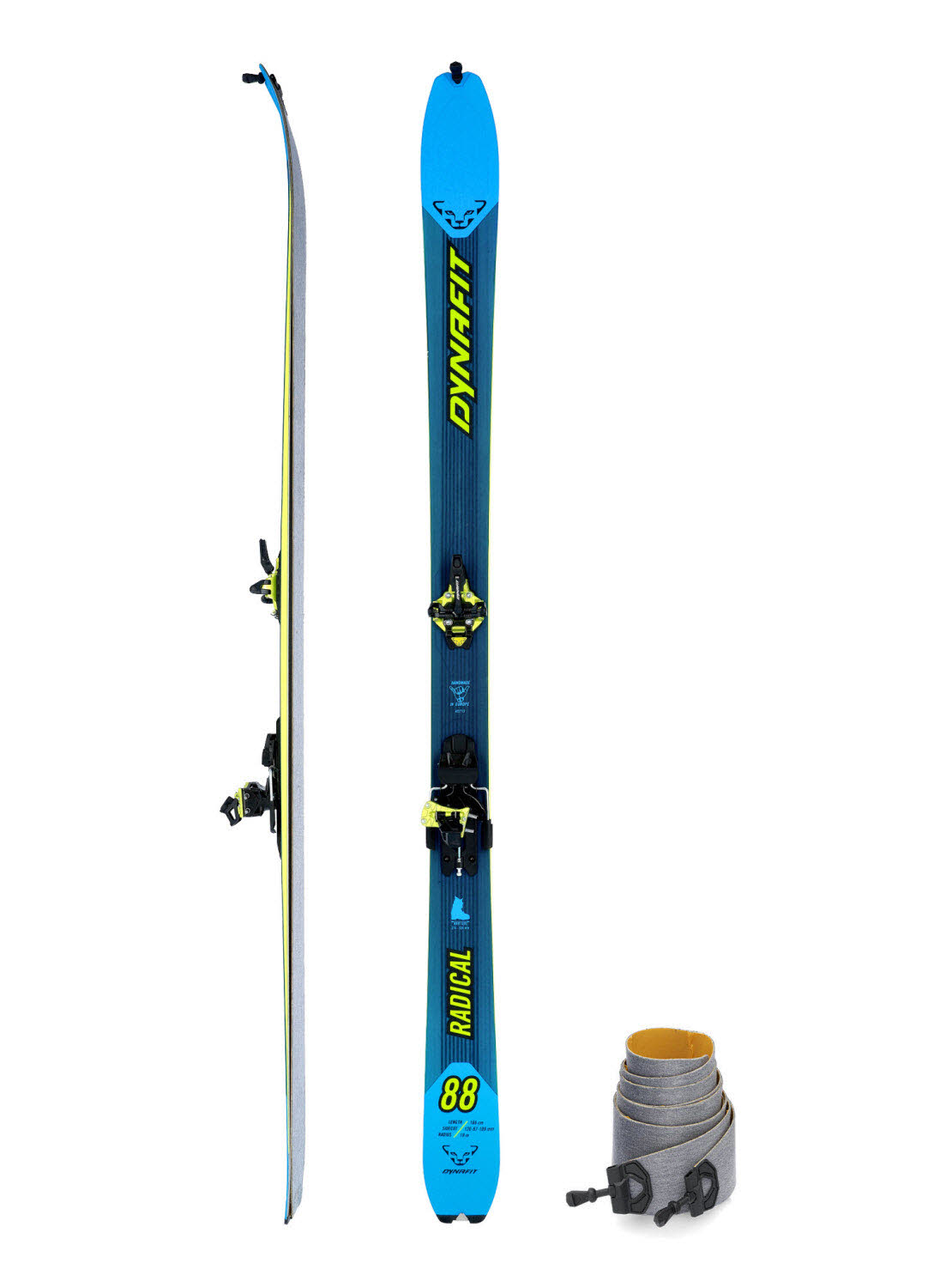 DYNAFIT Radical 88 Ski inkl. Bindung u. Fell Unisex