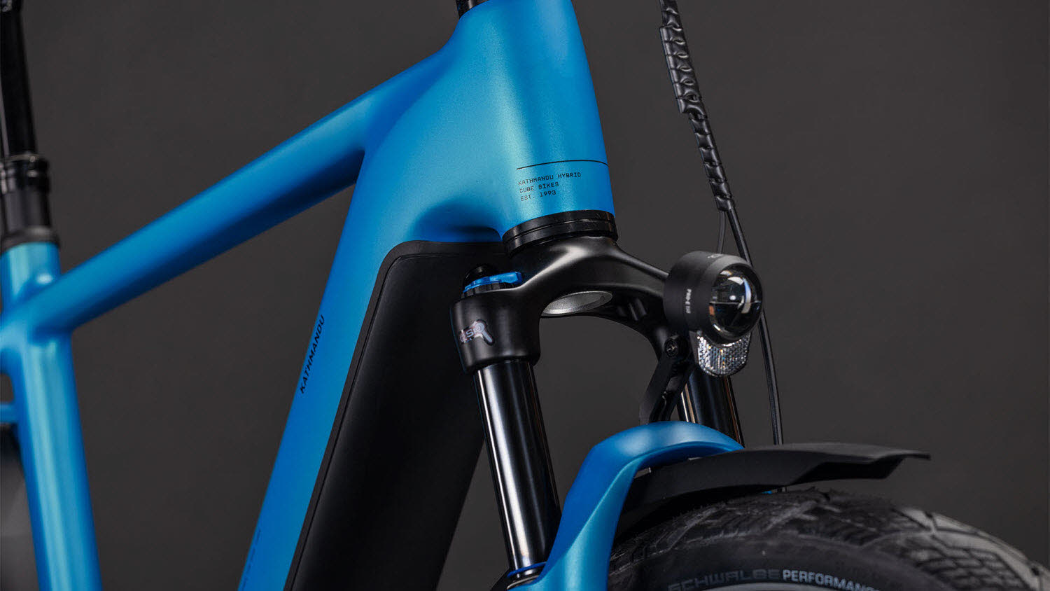 CUBE Kathmandu Hybrid Comfort Pro 800 28,5 kg Bosch PowerTube 800 blau F/S2026 Easy Entry