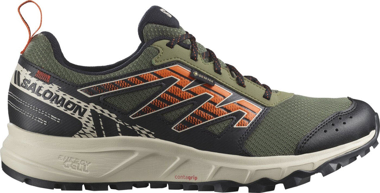 SALOMON SHOES WANDER GTX Deep Lichen Green Rainy