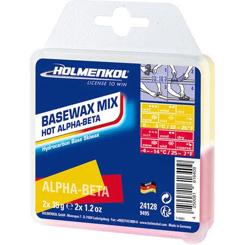 HOLMENKOL Basewax Mix Hot yellow-red 2x